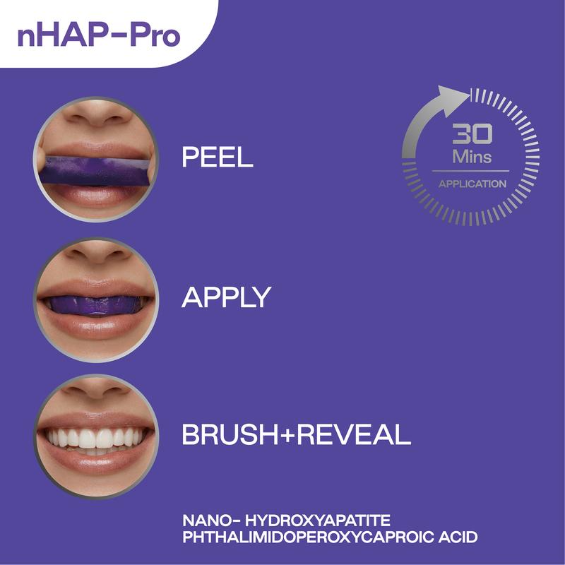 Purple Teeth Whitening Strips  - Teeth Whitening Effective review and price