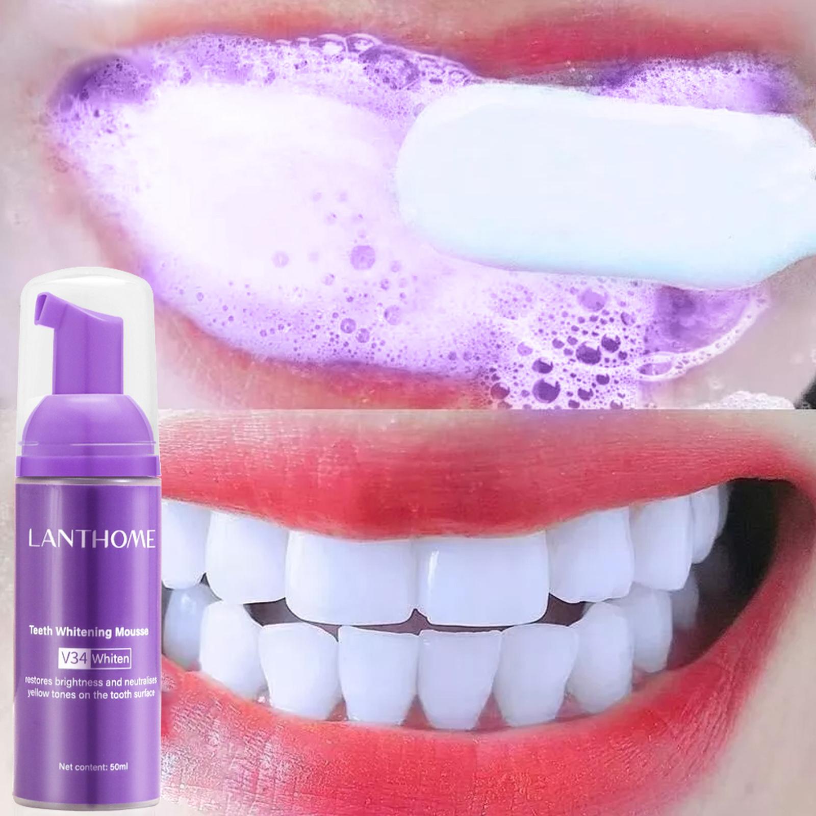 V34 Mousse Teeth Cleaning Toot - Teeth Whitening Effective review and price