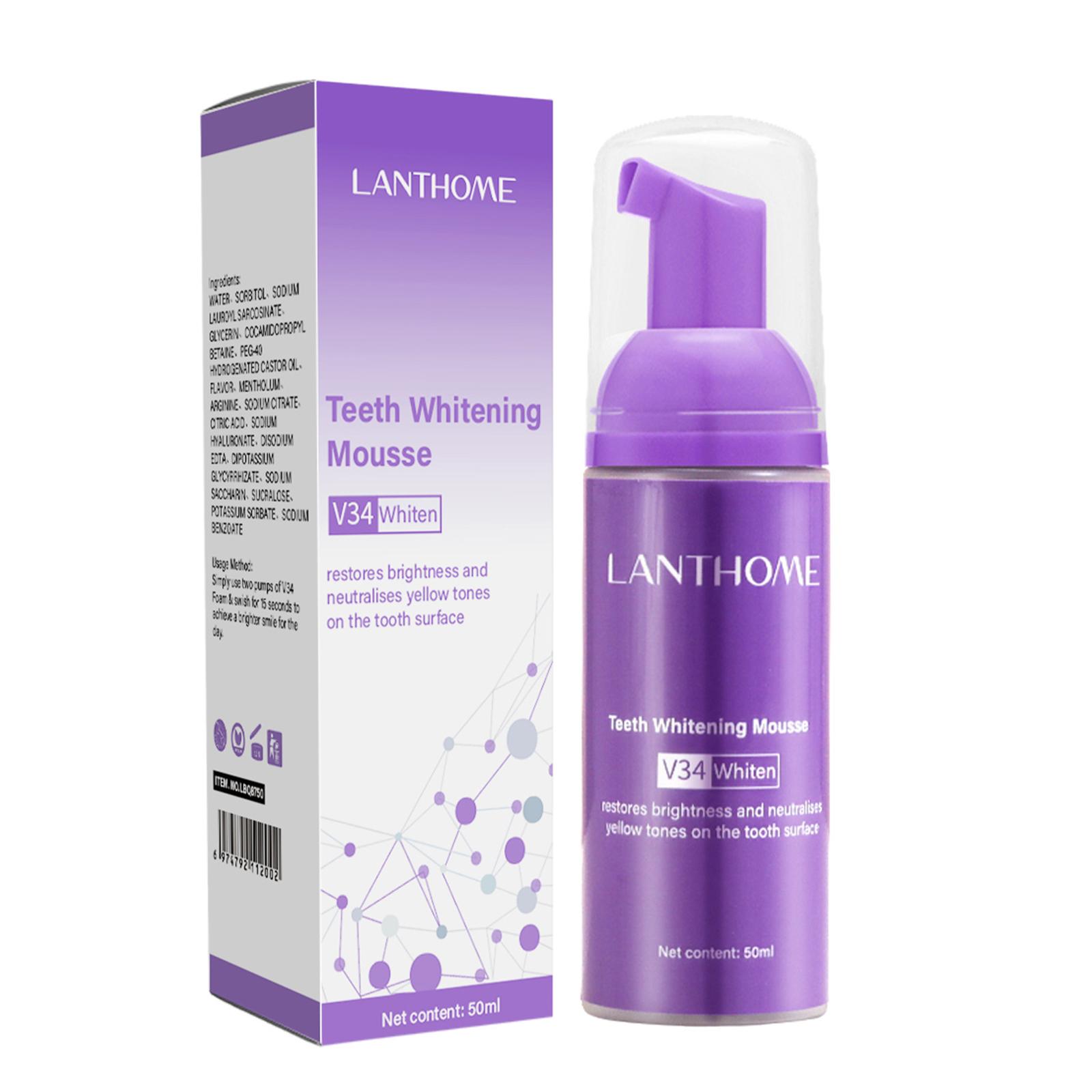 V34 Mousse Teeth Cleaning Toot - Teeth Whitening Effective review and price
