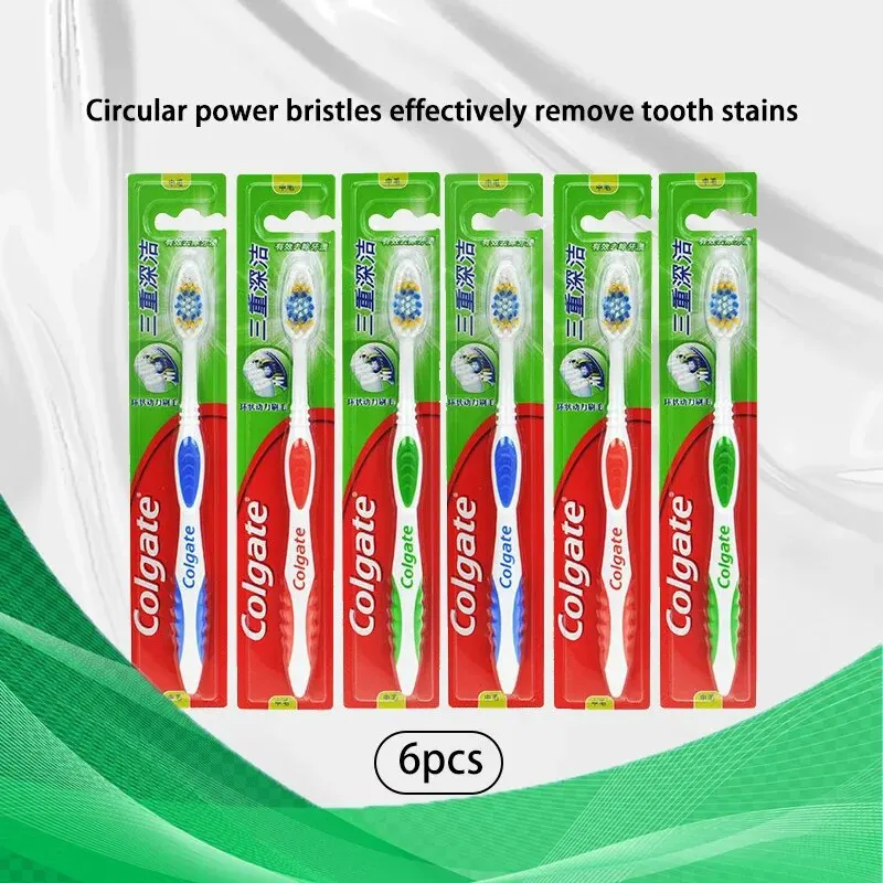 Colgate 6pcs Adult Soft Bristl - Teeth Whitening In Office review and price