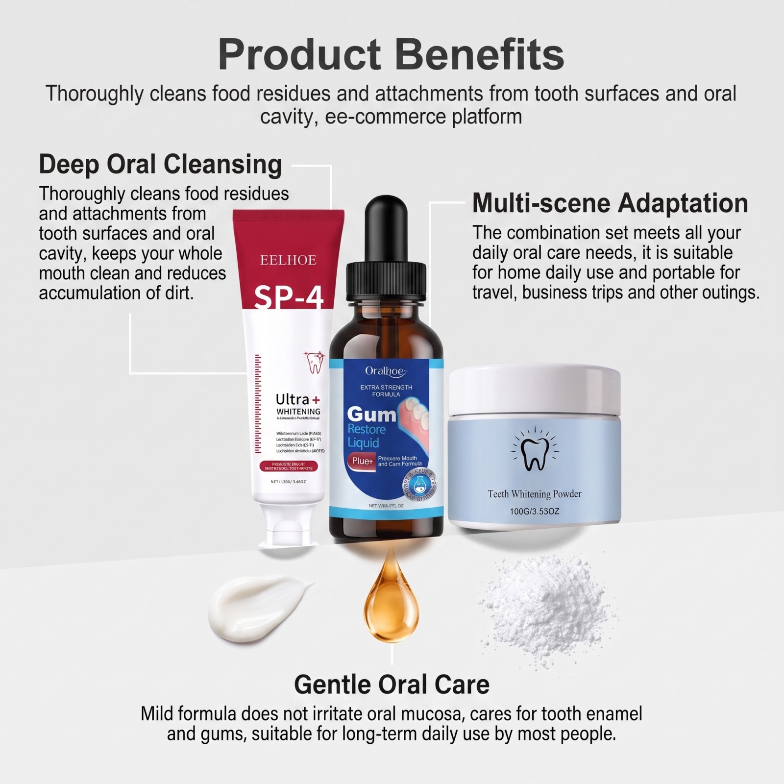 Oral Care Combo Set Whitening  - Teeth Whitening Flash review and price