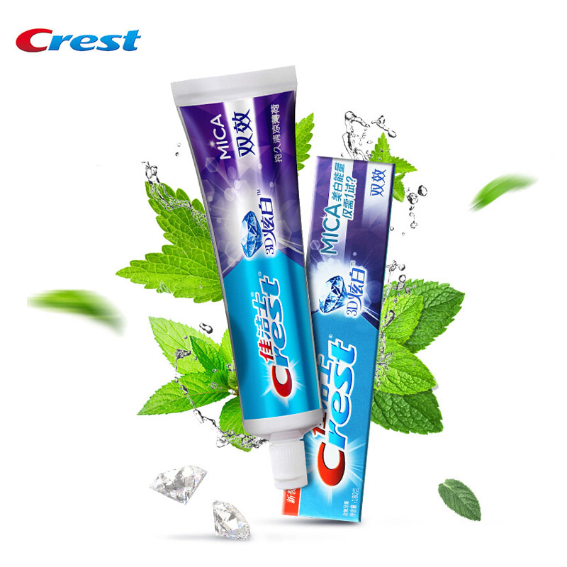 Crest 3D MICA Toothpaste Fluor - Teeth Whitening Effective review and price