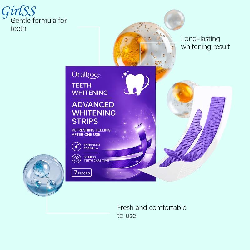 7PCS Teeth Whiten Strips Gentl - Teeth Whitening Results review and price