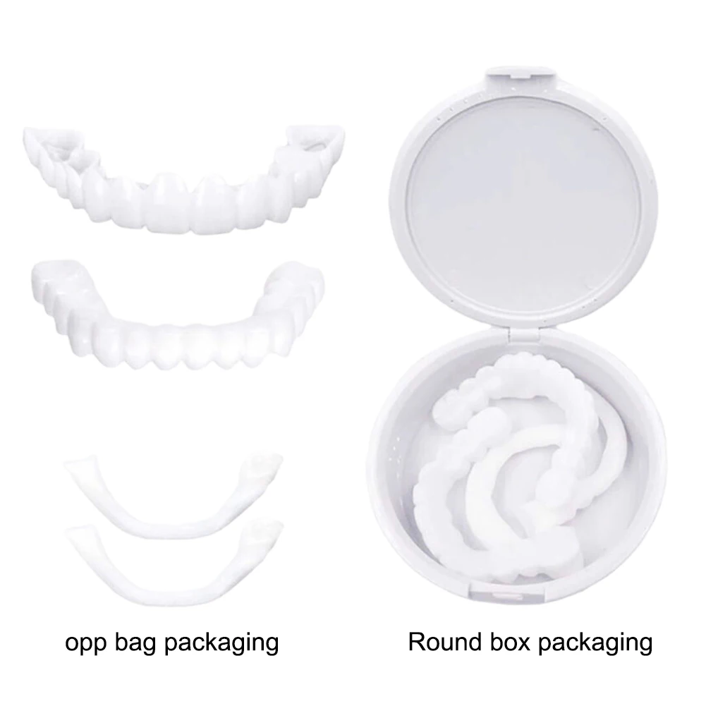 2 Pairs Dentures Teeth Denture - Teeth Whitening Mouth Guard review and price