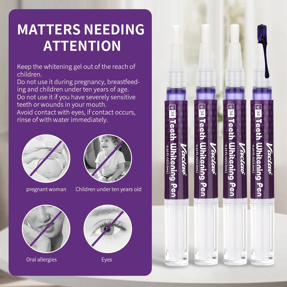 Vaclav V34 Purple teeth whiten - Teeth Whitening Results review and price