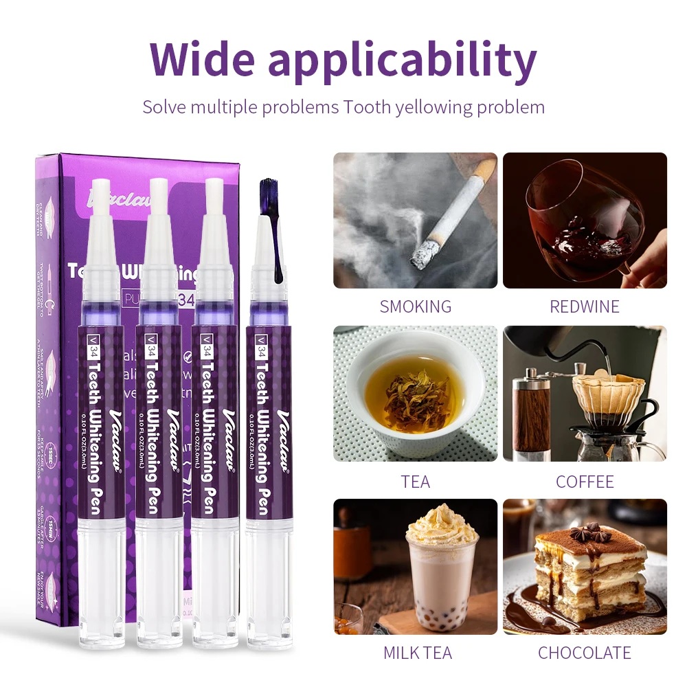 Vaclav V34 Purple teeth whiten - Teeth Whitening Results review and price